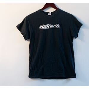 NWOT Haltech Classic Black T Shirt Adult Size‎ Small *No Size Tag See photos*